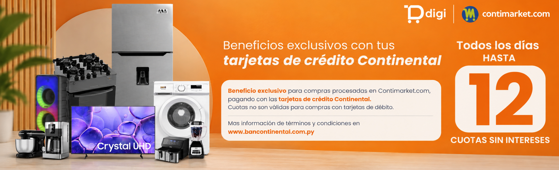 Contimarket_12 Cuotas sin intereses